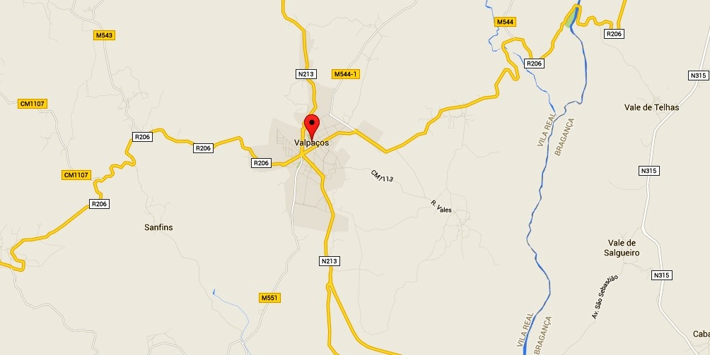 Mapa Valpaos