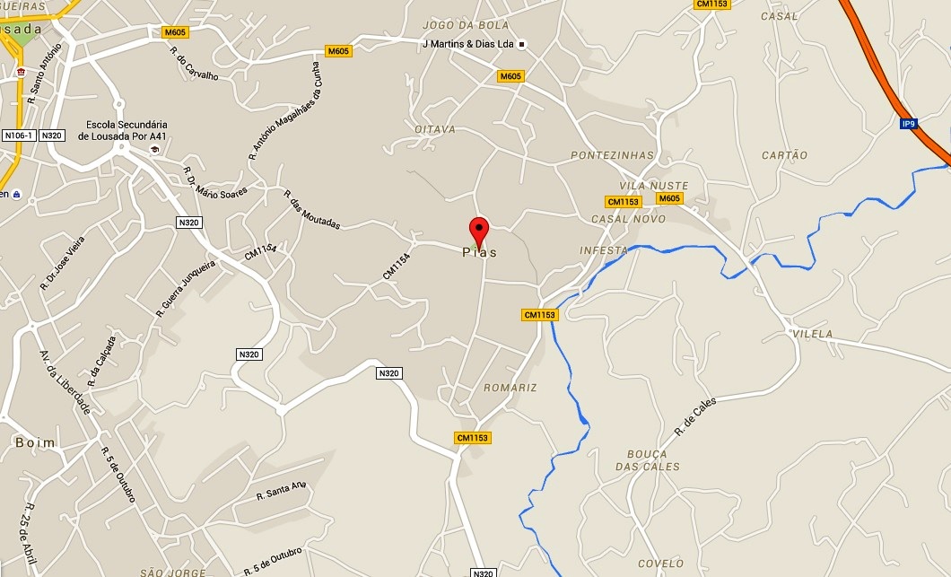 Mapa Lousada