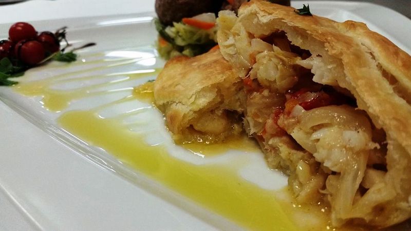 Folhado bacalhau