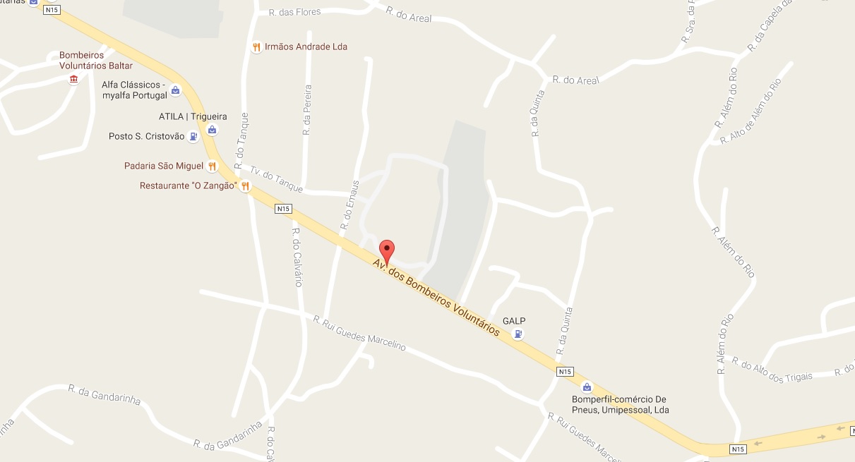 Mapa Avenida Bombeiros 